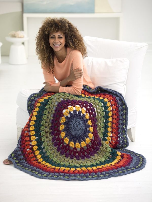 How to Crochet Circle Afghan KnitCraft