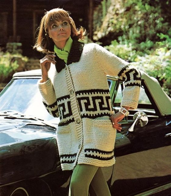 Vintage Coat Knitting Pattern KnitCraft