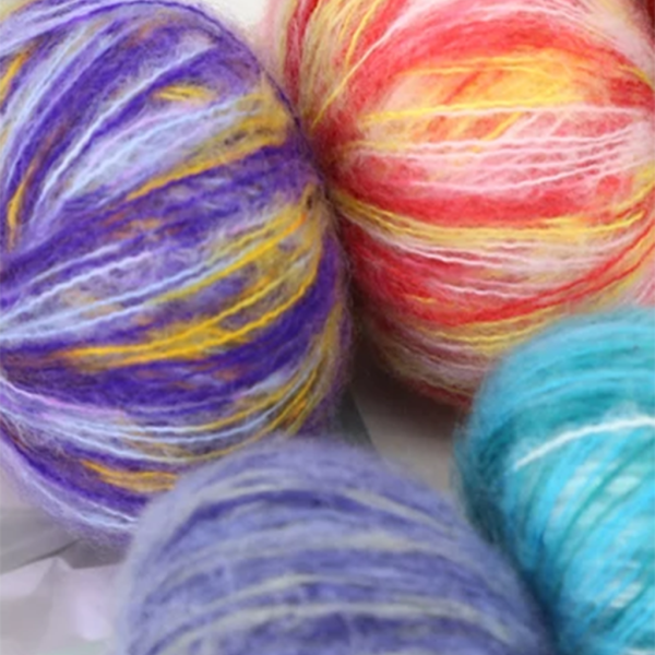 knitcraft mohair multicolor yarn